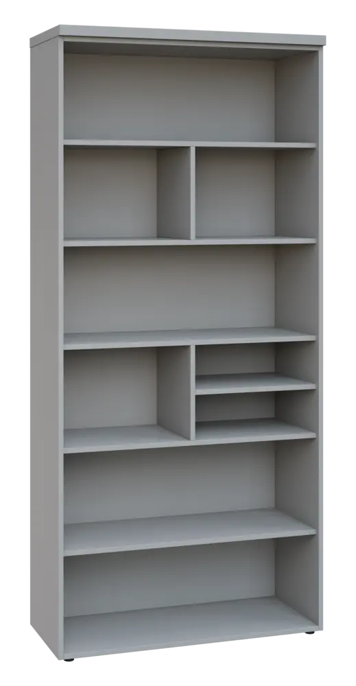 SIN 6 - 10N kancelářská skříň, nika, 2170x1000x400, šedá